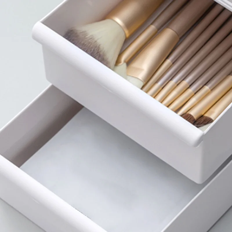 

Storage Drawer Box Portable Cosmetics Dormitory Makeup Box Skin Care Desktop Rectangle Large Capacity