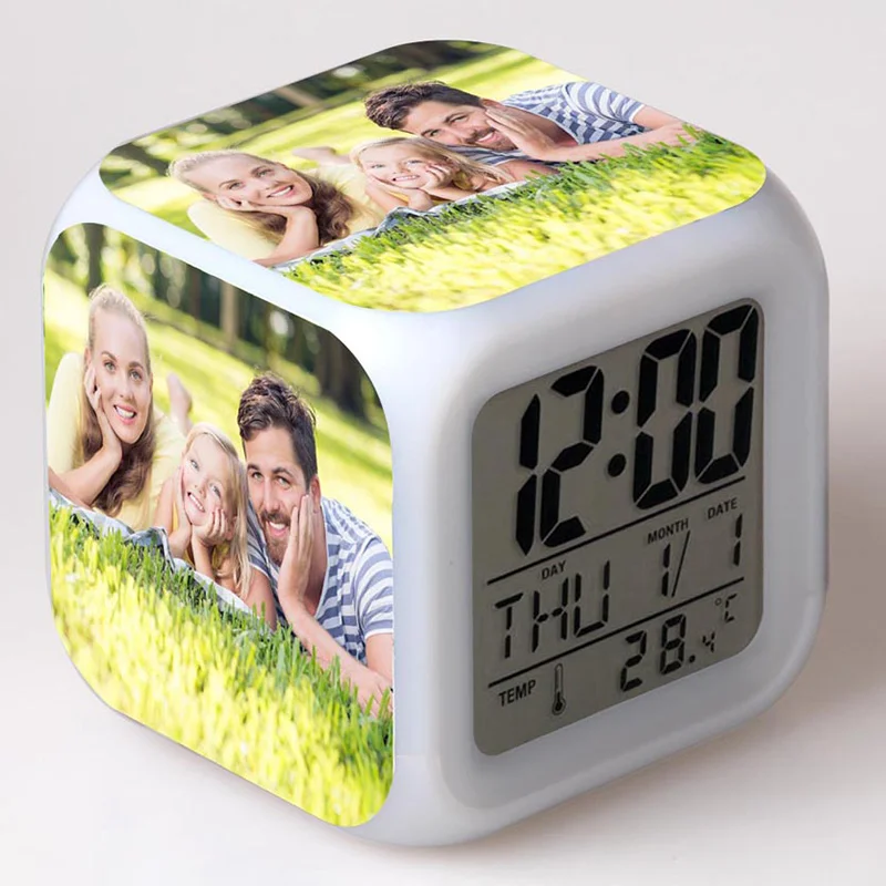 Пользовательские наклейки для Семья светодиодный Красочные стетящиеся волосы