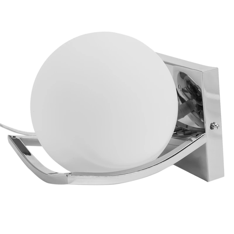 

Уникальная креативная настенная лампа со стеклянным шаром, светодиодные Настенные светильники для прохода, коридора, спальни, прикроватна...