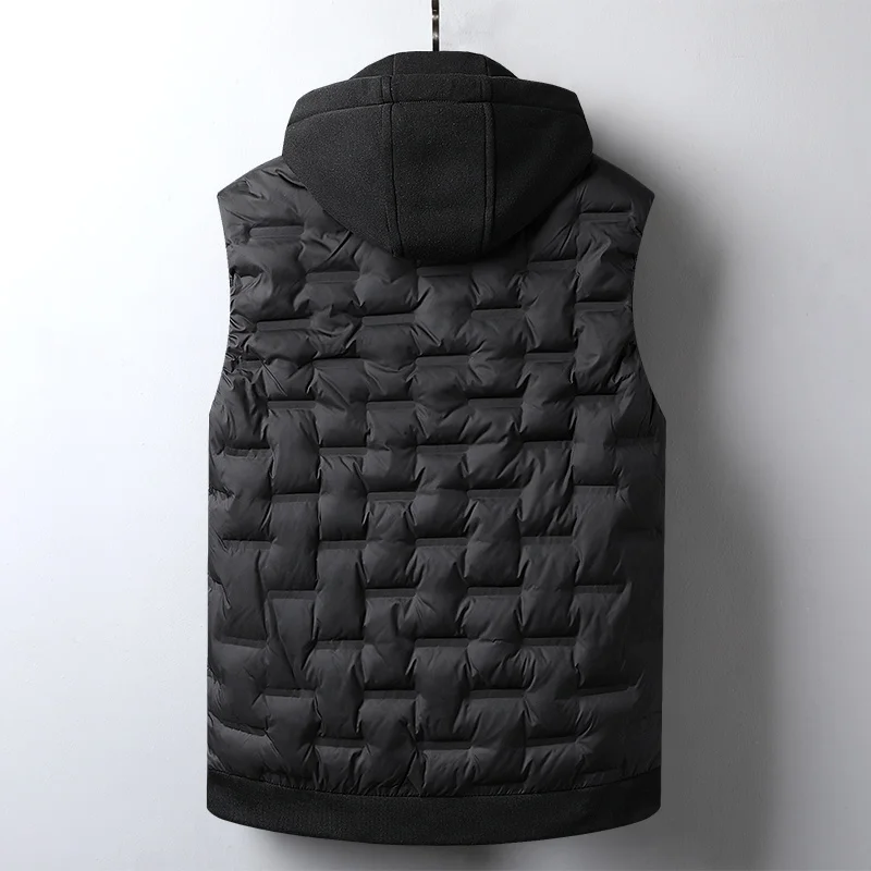 Autumn/winter down cotton vest for men's coat slimming trend cotton vest thick warm coat large size