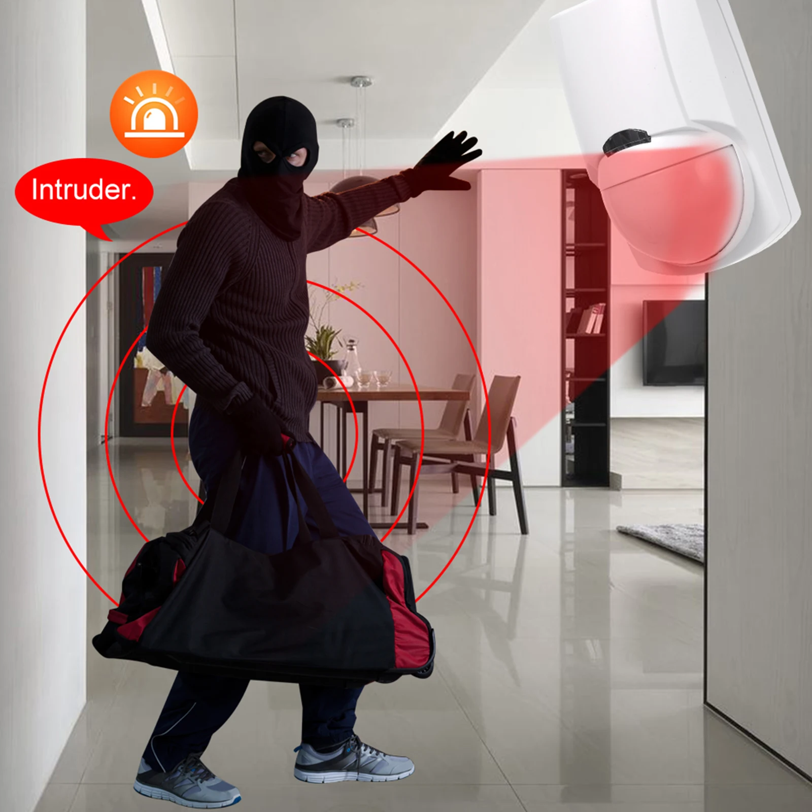 Smart WiFi Infrared Detectors Motion Sensor Alarm for Sonoff RF Bridge 433 Wireless Wall Mounted PIR Human Body | Безопасность и