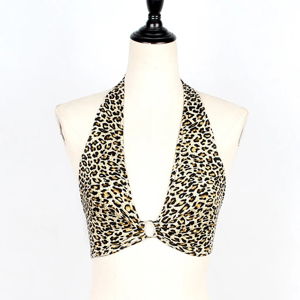 Женские сексуальные леопардовые спортивные бюстгальтеры Yoka Бандажное белье