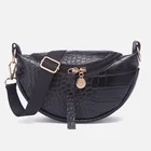 Трендовая женская сумка из искусственной кожи, новинка 2021, модная нагрудная сумка с крокодиловым узором, женская сумка-мессенджер на молнии, роскошные сумки