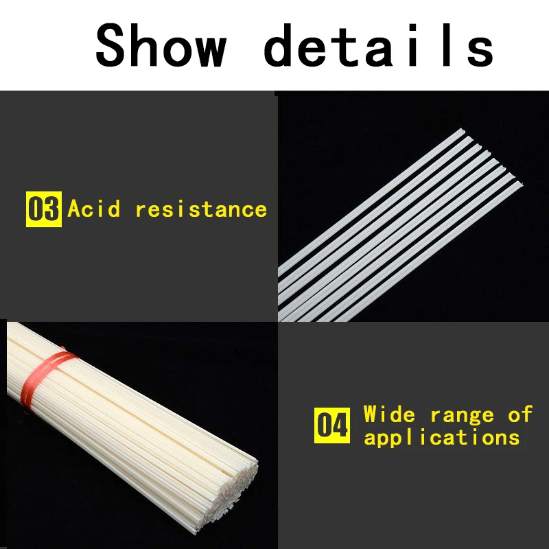 Пластиковые сварочные стержни ABS/PP/PVC/PE/PPR паяльные электроды для пистолета