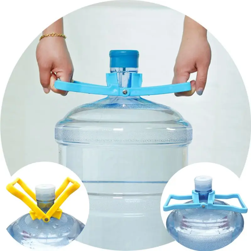 1Pcs Random Plastic Bottled Water Handle Energy Saving Thicker Double Pail Bucket Lifting Carrier Extractor Handling tools |