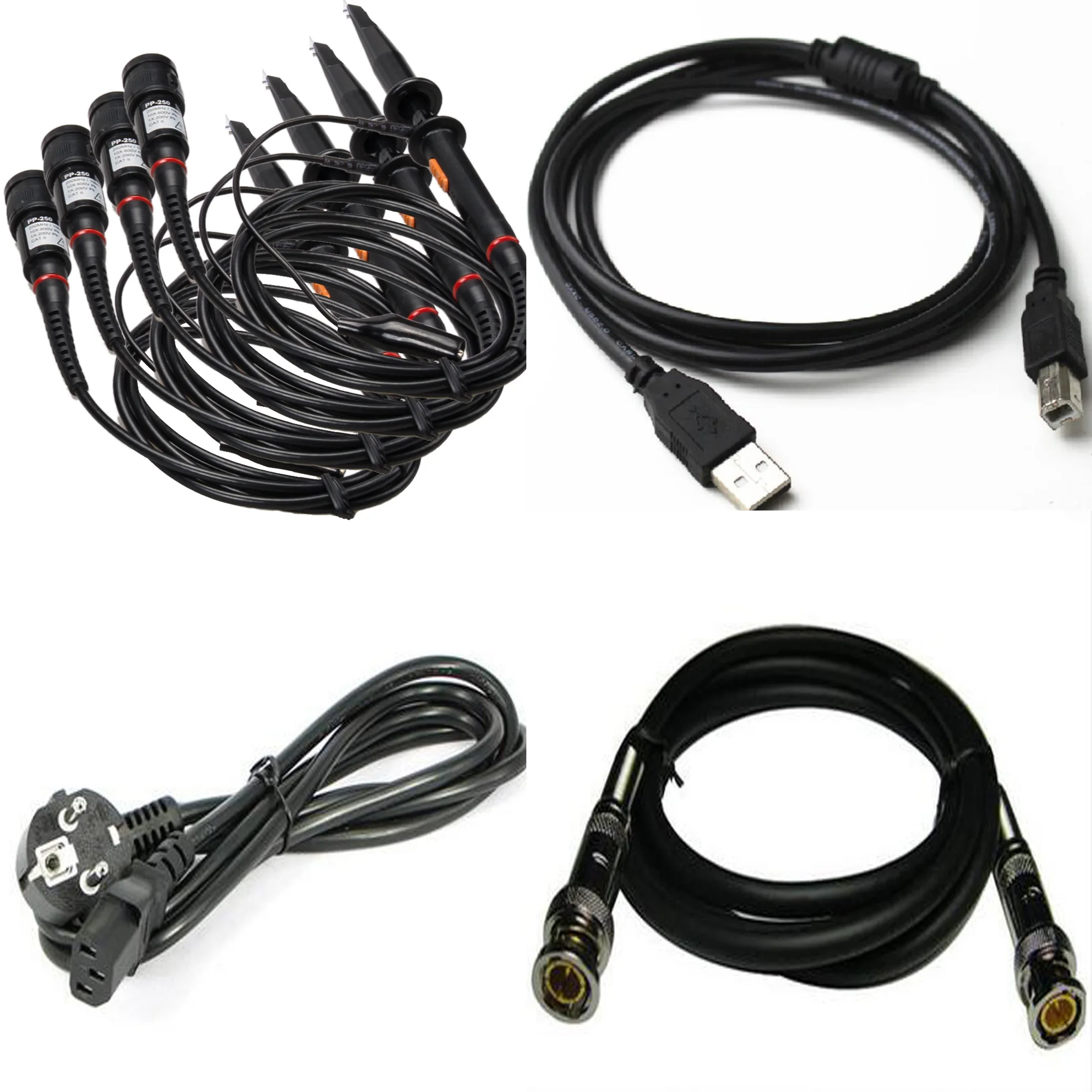 

Hantek DSO4204C 200MHz 1GS/s Sample Rate LCD PC Integrated USB Portable Oscilloscopes 4 Channel Digital Storage Oscilloscope