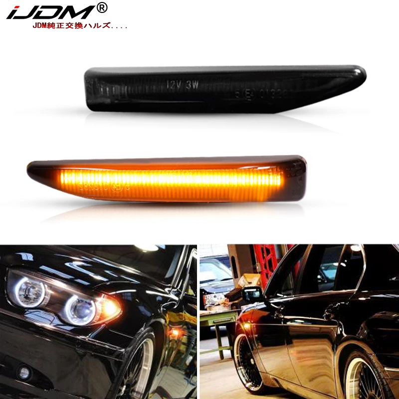 IJDM OEM T10 светодиодный желтый маркер для 2002-2008 BMW E65 E66 E67 745LI 750LI 760Li B7 7 серии