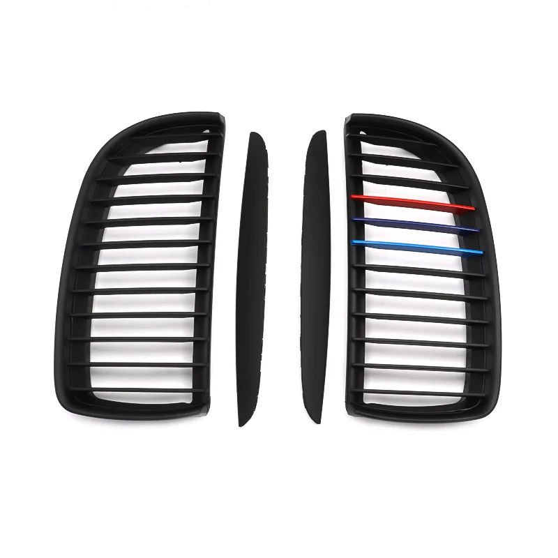 

MagicKit Hot Sale Double Slat Kidney Grille Grill Front Gloss Matt Carbon for BMW 3-Series E90 E91 320i 335i Sedan 2005-2008