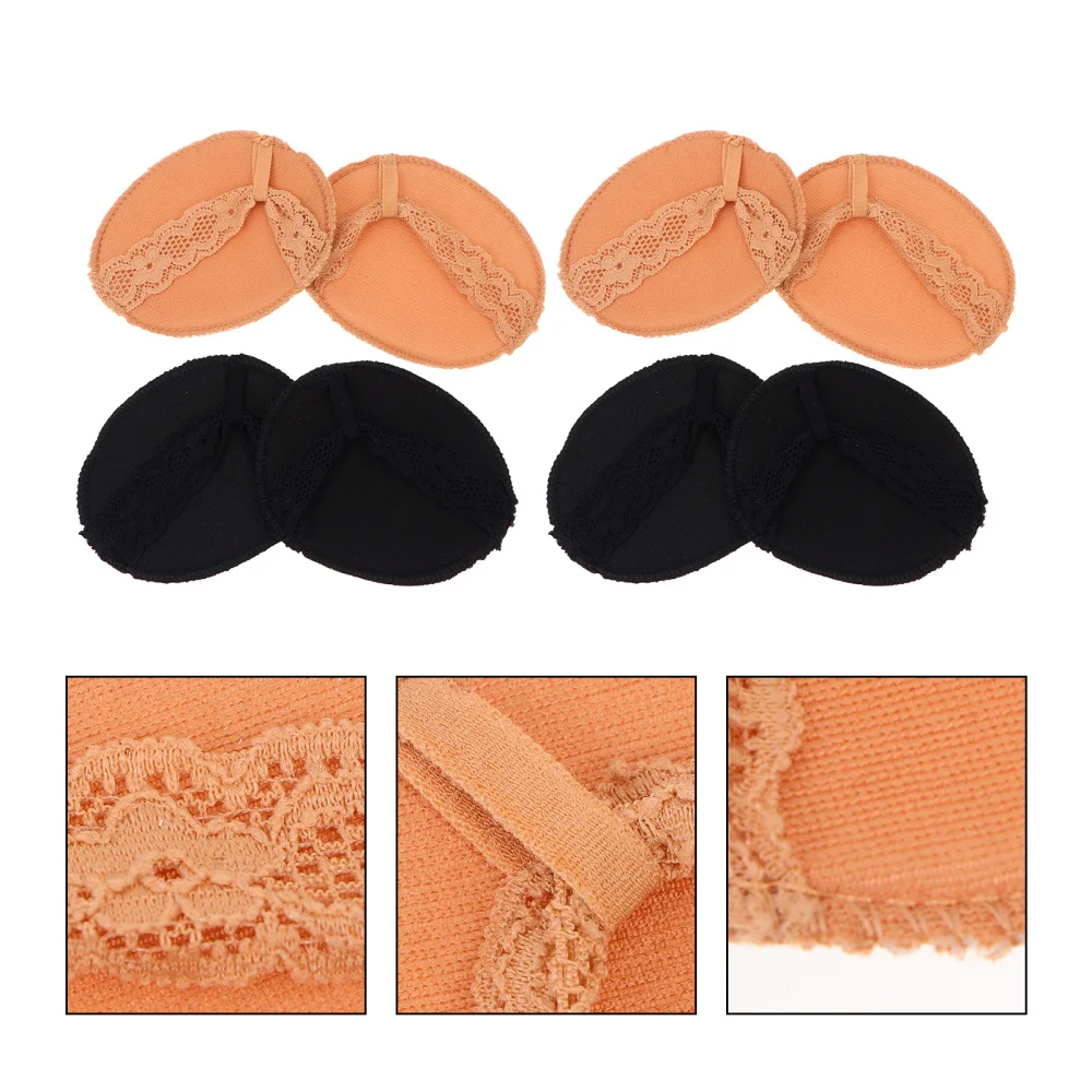 

4 Pairs Antiskid Front Sole Shoes Pads High-heeled Shoes Pads Foot Pads