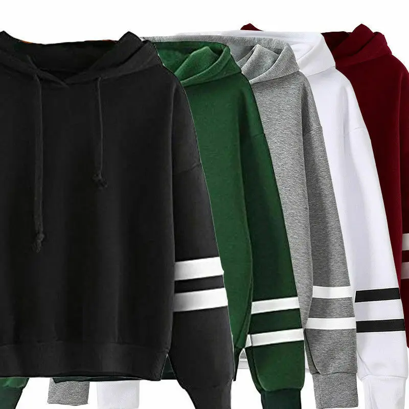 MeiHuiDa New Style Fashion Women Long Sleeve With Hat Hoodie Solid Jumper Hooded Pullover Top Patchwork