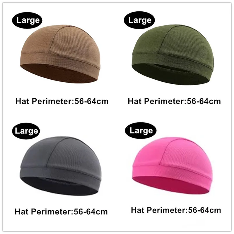 

Helmet Inner Cooling Cap Motorcycle Hat Quick Dry Breathable Hat Racing Sport Fitness Travel Outdoor Wild Donkey Hats Caps