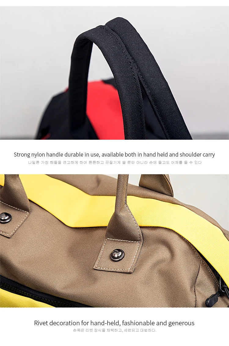 High Quality Fashion Female Travel Hangbag Duffel Bag Colorful Casual Small Traveling Bag Short Distance Travel Tote For Women