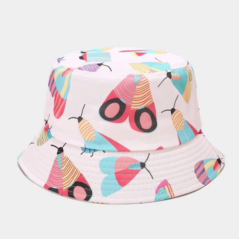 Панама детская летняя с принтом в виде насекомых | Аксессуары для одежды