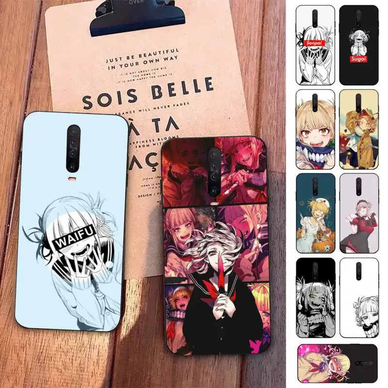 

LVTLV Anime Himiko Toga Waifu Phone Case for Redmi 5 6 7 8 9 A 5plus K20 4X S2 GO 6 K30 pro