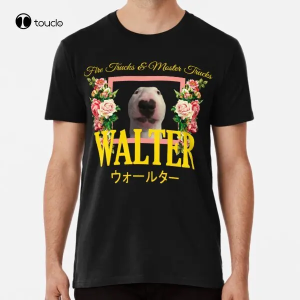 

Walter Vintage Floral Aesthetic Premium T-Shirt Cotton Tee Shirt Unisex