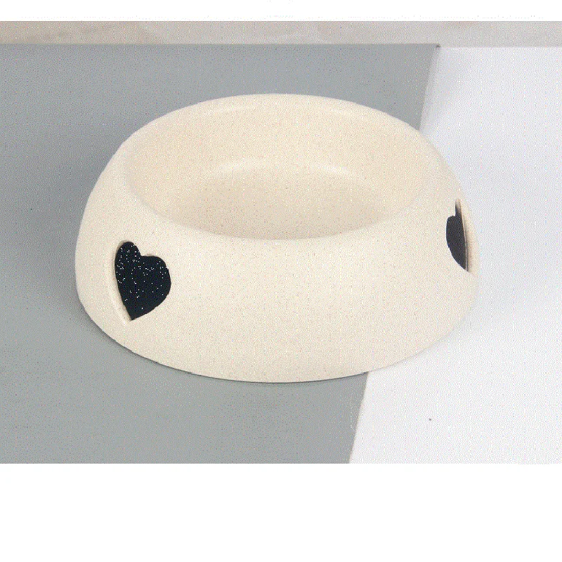 

Pet Bowl Simple plastic bowl Cat dog pet bowl Pet love single bowl Travel Food Water cat dog bowls Pets Supplies