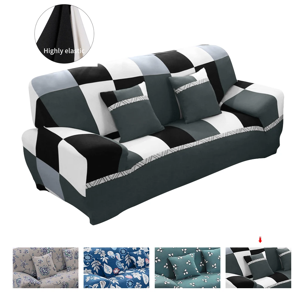 DIDIHOU чехол для дивана с цветочным принтом один два три четыре сиденья Наволочка