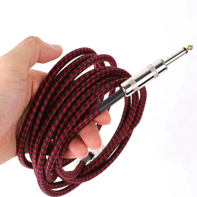 Аудио кабель для гитары Соединительный шнур электрической бас пианино