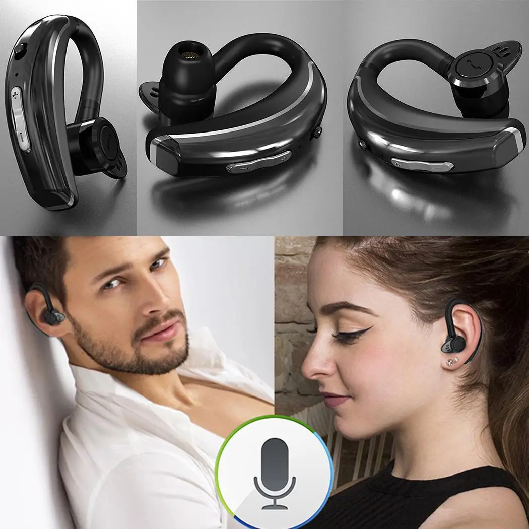 Беспроводные наушники с ушками водонепроницаемые bluetooth шумоподавлением