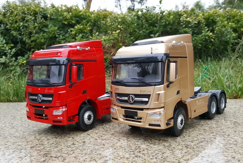 Классическая модель из сплава в подарок масштаб 1:24 тягач V3 трейлер модели