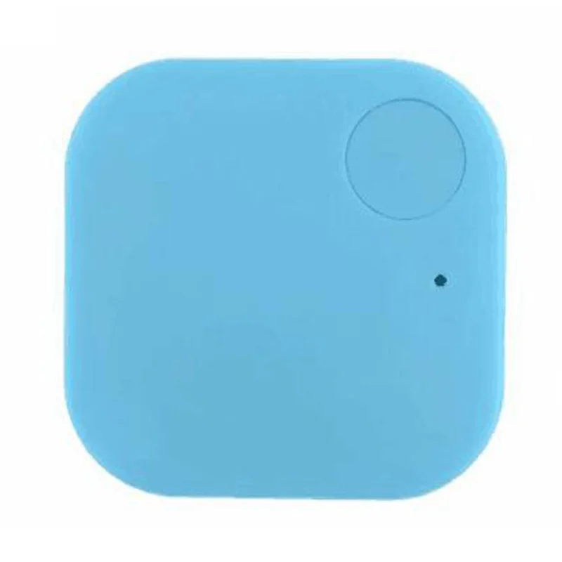 Квадратный Bluetooth Анти-потерянное устройство, смартфон, чтобы найти вещи, противоугонная маленькая сигнализация, ключ, кошелек, позиционирование домашних животных - Цвет: Небесно-голубой