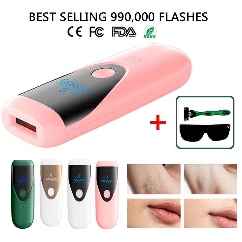 

990000 Flashes Electric Laser Epilator For Women Permanent Painless IPL Hair Removal Machine Bikini Body Epilation Dropshipping