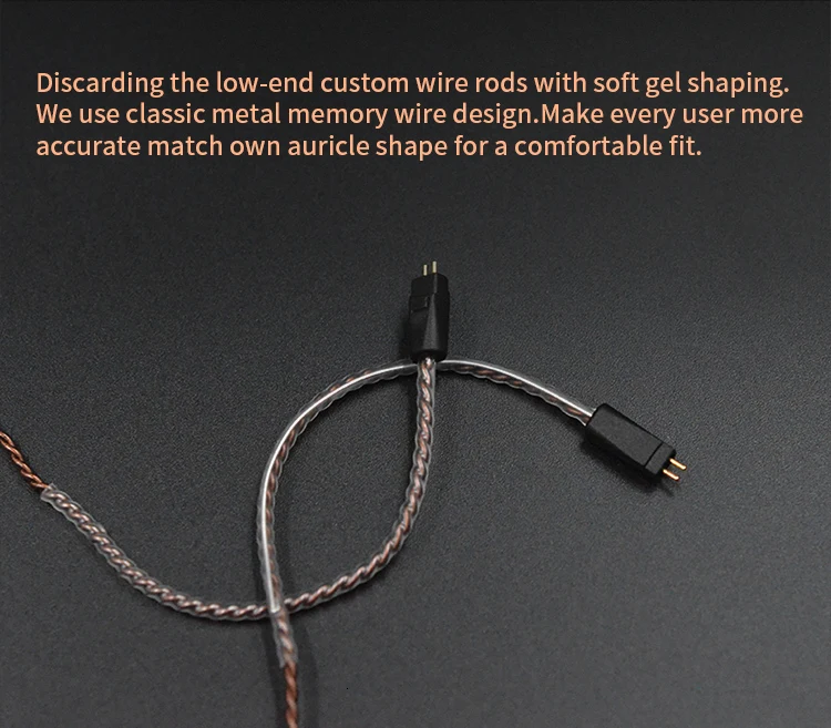 KZ ZS10 ZST ZS3 кабель высокой чистоты бескислородной меди витой кабель обновления 2pin кабель для V90 BA5 KZ ZSX blon bl-03