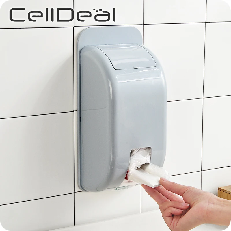 Кухонный шкафчик подвесной Тип мусорного мешка ящик для хранения пластиковый