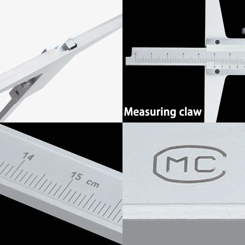Deep vernier caliper 0-200mm high precision 0.02mm Resolution stainless steel depth gauge Measuring tool | Инструменты