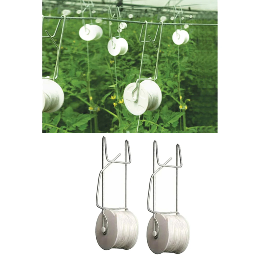 Набор из 2 садовых томатных крючков опора для овощей зажимы посадки огурец