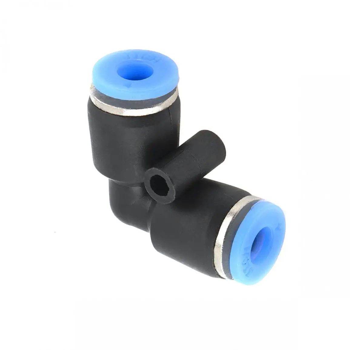 2 шт 4 мм l образный локоть пластиковый двухсторонний Пневматический быстрый