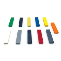 90pcs diy building blocks thin figure bricks smooth 1x6 11color educational creative toys for children size compatible