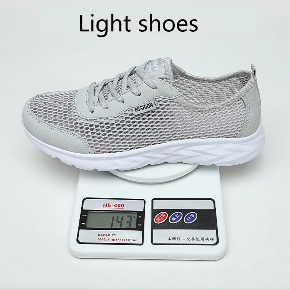 

Summer Sneakers Men 2021 Summer Fashion Mesh Breathable Lightweight Comfortable Summer Casual Outdoor Walking Loafers Shoes Male