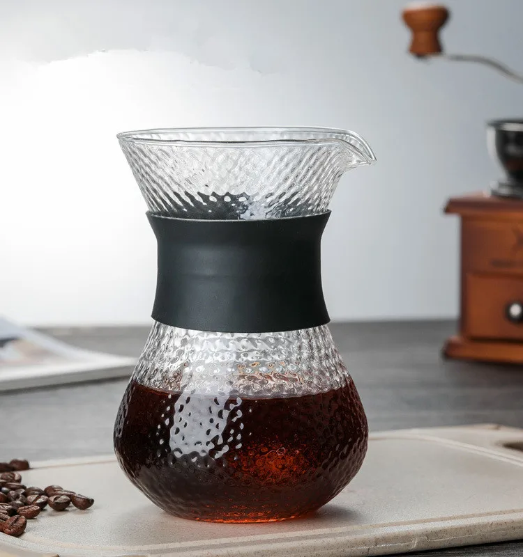 Стеклянный кофейный фильтр для чайника 1 шт. капельный пивоваренный чайник Chemex Hot