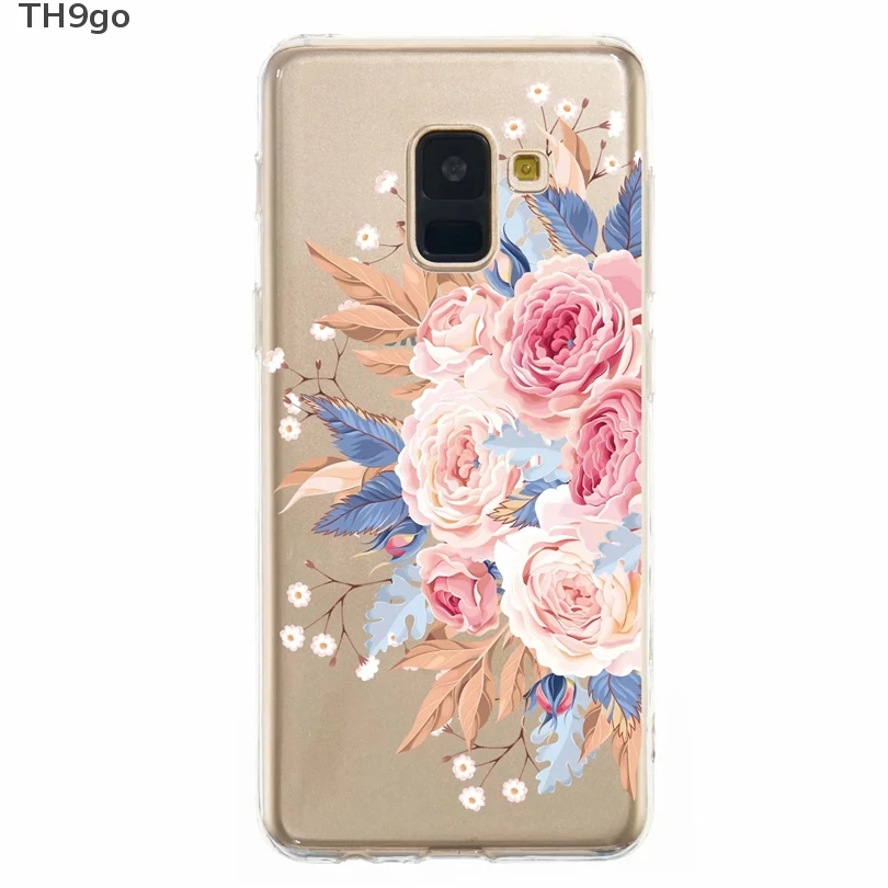 Мягкий силиконовый прозрачный чехол для телефона Samsung Galaxy A5 2017 A6 A7 A8 Plus 2018