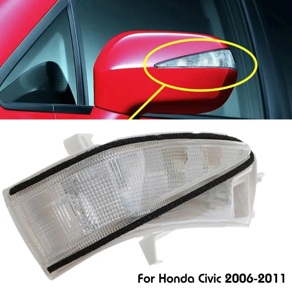 

1Pc Car Mirror Signal Led Side Mirror Turn Signal Light Blinker Rear View Lights For Honda Civic FA1 FD1 FD2 2006-2011