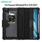 Чехол NILLKIN ipad для Huawei Matepad Pro 10,8 2021, чехол из искусственной кожи, умный чехол, подставка с карандашом для Matepad Pro 10,8