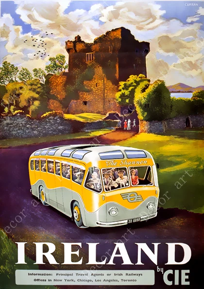 Европа Ирландия пробковый мустер поп-арт путешествия холст картины винтажные