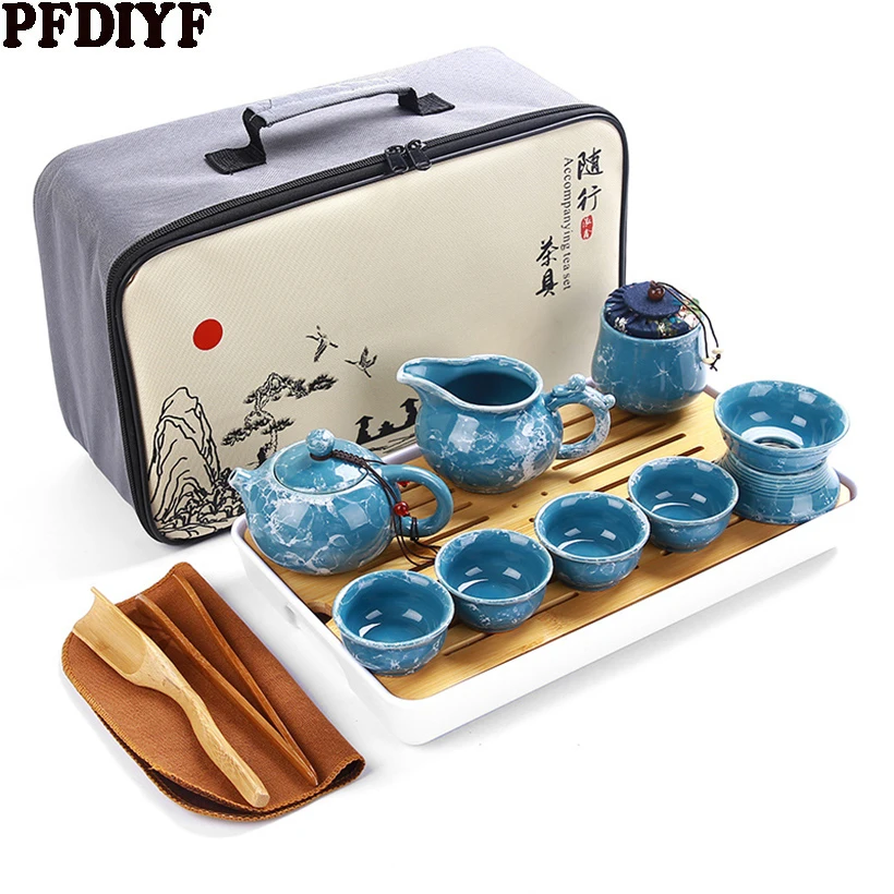 Высококачественный стеклянный чайник с рисунком камня ручная работа