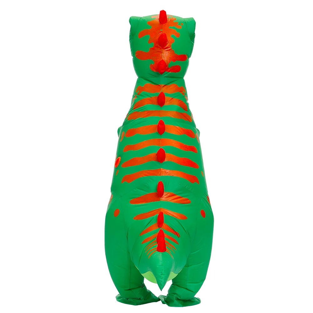 

Parent-Child Dinosaur Inflatable Costume T-rex Mascot Party Role Play Disfrace Christmas Halloween Cosplay Cloth for Adult Kid