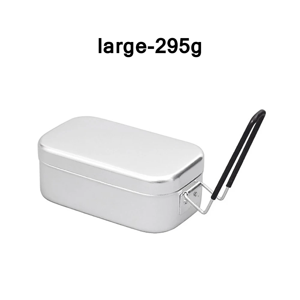 

Mini Foldable Aluminum Alloy Stainless Steel Picnic Box Lunch Box Food Container Stainless Steel Kitchen Kid Leak Proof Portable