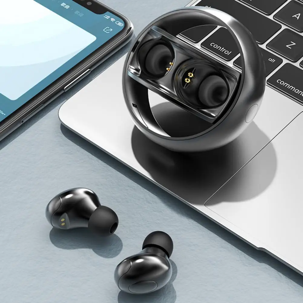 

H8 Earphone Wireless Rotatable Design ABS IPX6 Waterproof Sport Earbud for Phone