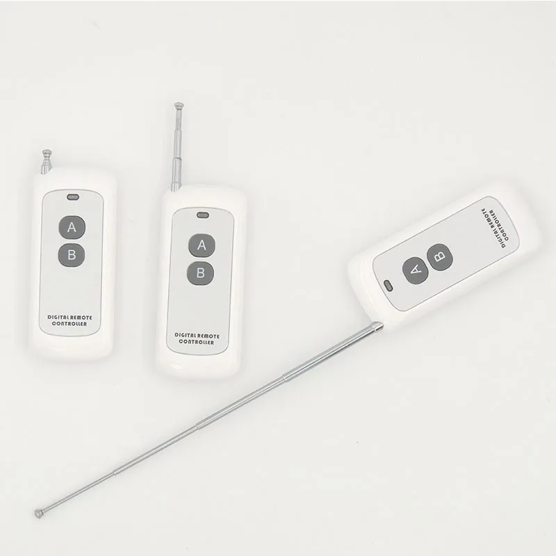 

433 MHz Wireless Long Range rf Remote Control DC 12V 10Amp 2CH Relay Receiver for universal garage/door/motor/Electriccurtain