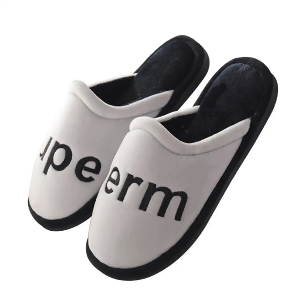 Тапочки из хлопчатобумажной ткани женские зимние теплые Нескользящие домашние