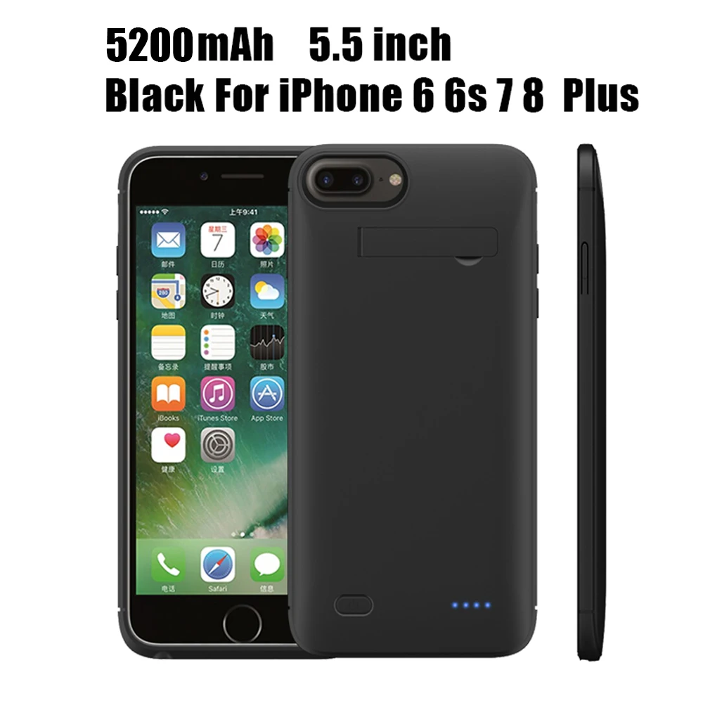 Case For iPhone 6 6S 7 8 Plus Charging Case For iPhone X XR Xs Max Portable Power Bank Charger