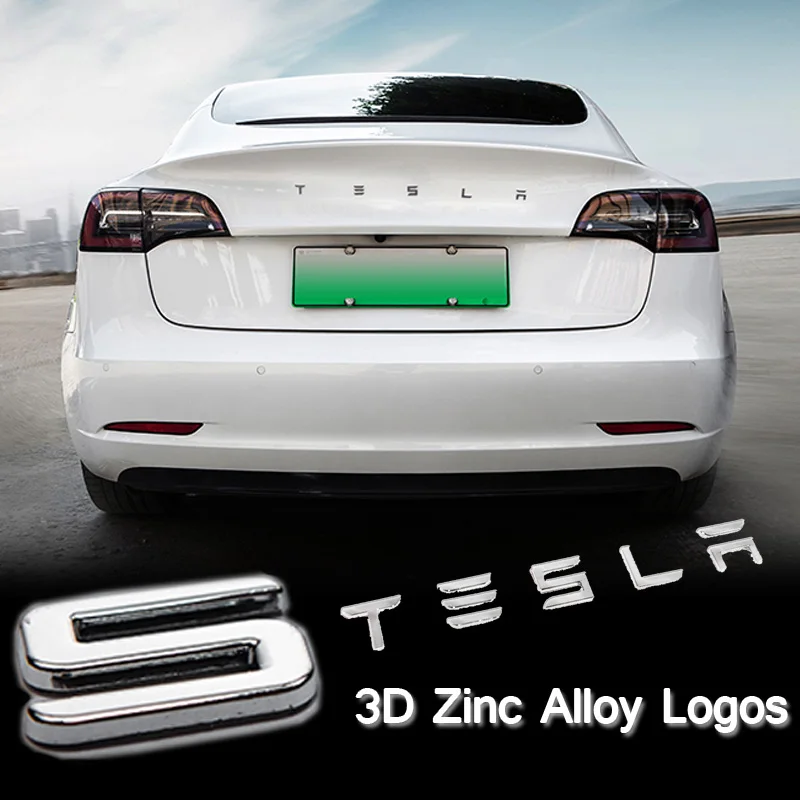 Новинка 2022 значок для багажника наклейка Tesla Model 3 Y стильная металлическая