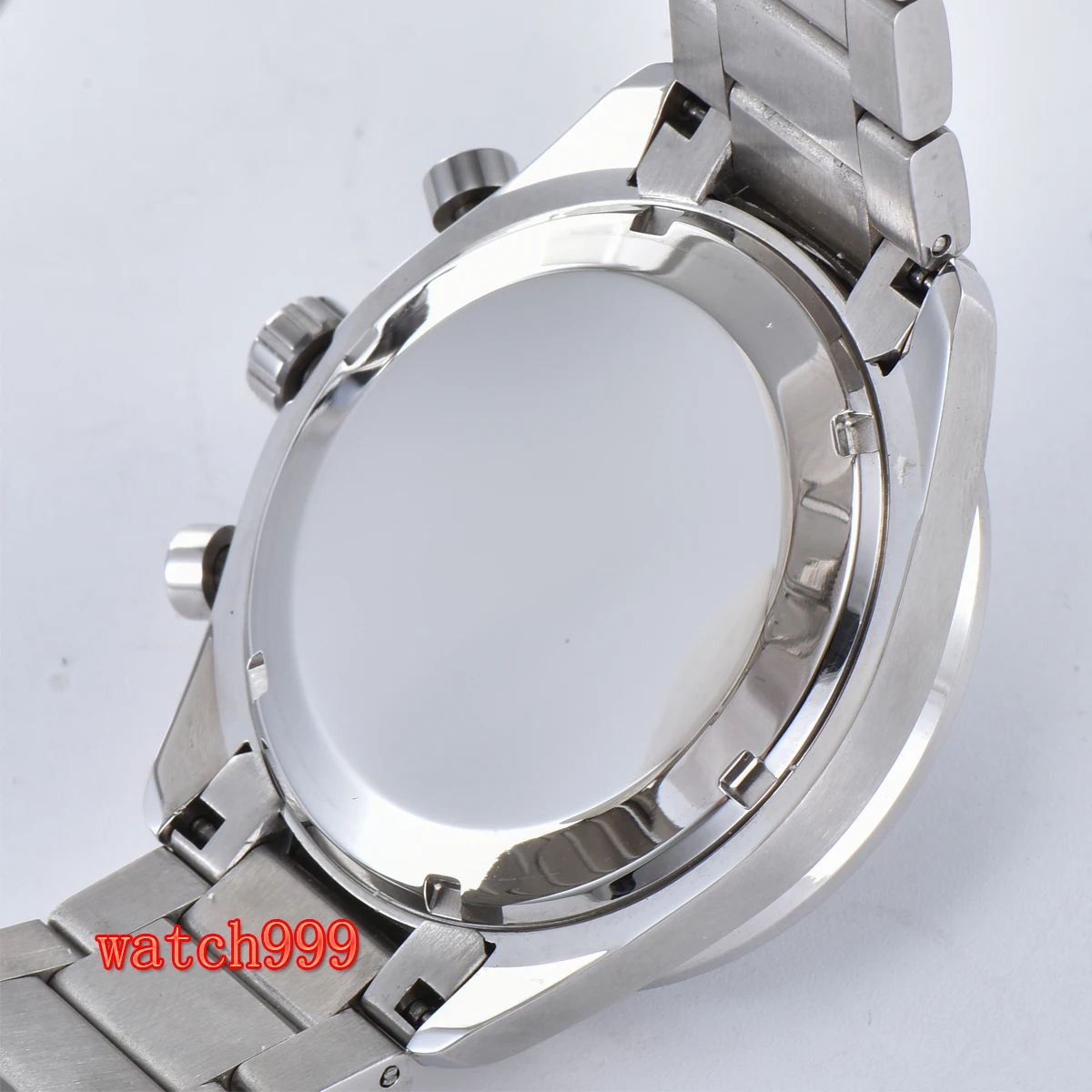 Corgeut 40 мм полный диапазон хронограф из нержавеющей стали мужские часы кварцевые