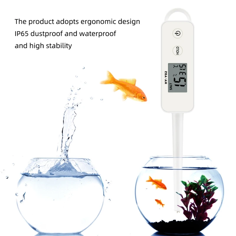 

High-precision Salinity Meter Food Brine Salinity Kitchen Soup Cooked Food Mariculture Digital Display KX4B