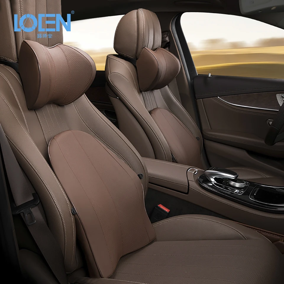 

New Car U Type Seat Memory Pillow Headrest Lumbar Support for Comfortable Universal Car Red/Beige/Coffee/Black Driving Travel