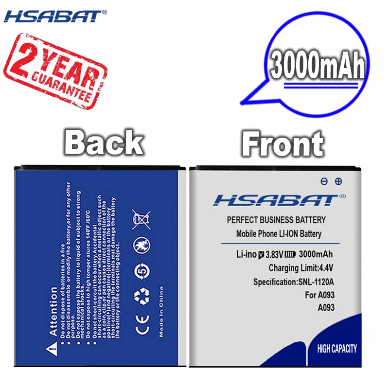 New Arrival [ HSABAT ] 3000mAh Replacement Battery for Micromax A093 | Mobile Phone Batteries